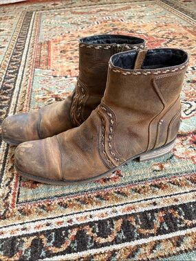 Bed-Stu Revolution distressed leather boots boots size 13